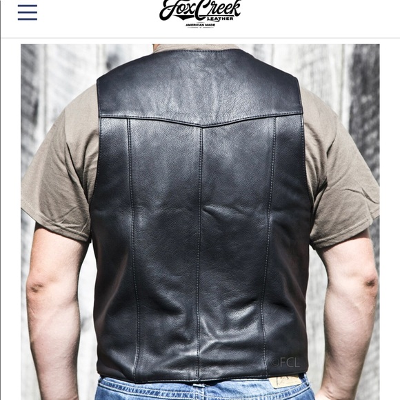 Leather Shooter’s Concealed WeaponsVest.  NWOT - Picture 3 of 14